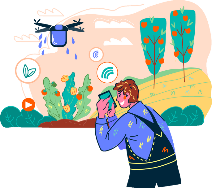 Smart Farming Illustration